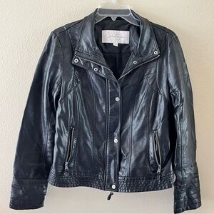 Jessica Simpson Faux Leather Jacket SZ LG